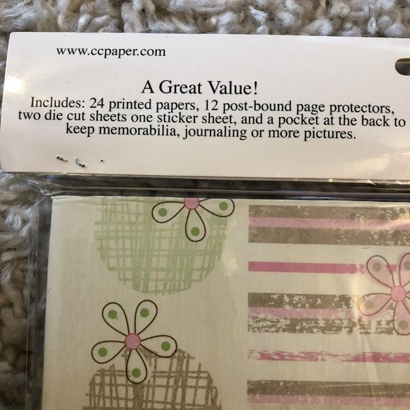 Carolees Creations All-In-One My Girl Scrapbook Album 8x8 - Picture 5 of 6